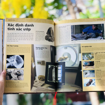 Combo sách Ai cập cổ đại và sách Bí ẩn của lịch sử ( bộ 2 cuốn ) - Tổng hợp kiến thức bách khoa về địa lý và lịch sử - Á Châu Books, Bìa cứng in màu