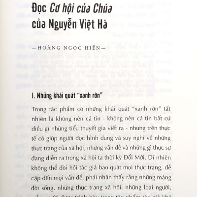 Cơ Hội Của Chúa - Bản Đặc Biệt - Nguyễn Việt Hà