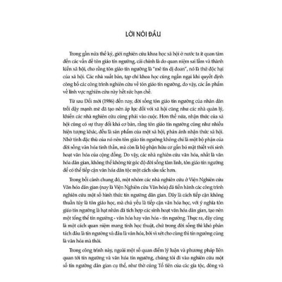 Sách - Tín Ngưỡng Và Văn Hóa Tín Ngưỡng Ở Việt Nam - Ngô Đức Thịnh - VIETNAMBOOK