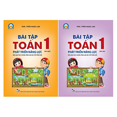 Sách – Combo Bài tập Toán 1 tập 1 + 2 Phát triển năng lực (CÁNH DIỀU)