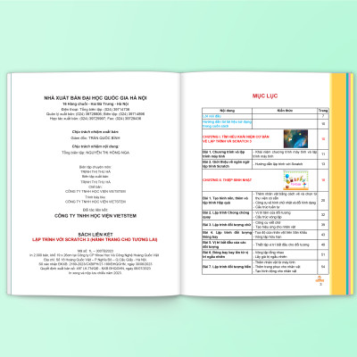 Combo 2 sách Luyện thi hội thi tin học trẻ với Scratch 3 cấp Tiểu học