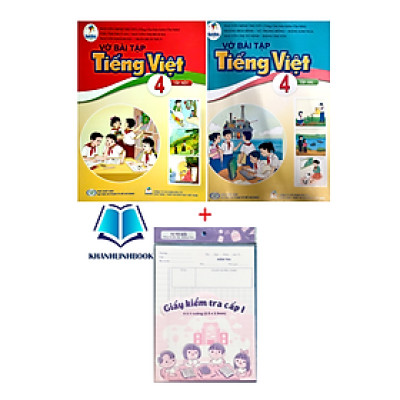 Sách - Combo Vở bài tập tiếng việt 4 - tập 1 + 2 ( cánh diều )