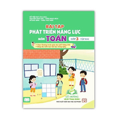 Sách - Bài tập phát triển năng lực môn Toán Lớp 3 - Tập 2 - theo Chương trình GDPT 2018 ( Cánh diều )