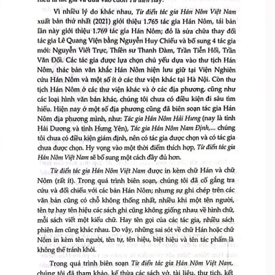 Sách - Từ điển Tác gia Hán nôm Việt Nam