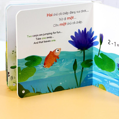 Sách Tương Tác - Chuyển Động Đếm Số - Math Slide - Phép Trừ - Subtraction