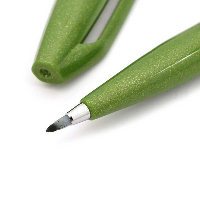 Bút Lông Màu Nước Pentel SES15C-D2 - Xanh Ô Liu