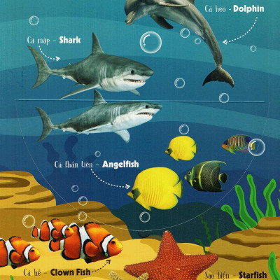 Sách Tương Tác - Lift-The-Flap - Lật Mở Khám Phá: First 100 Animals - 100 Từ Đầu Tiên Về Các Loài Động Vật (Tái Bản 2018)