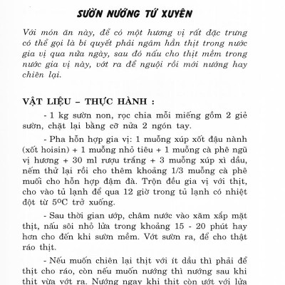 70 Món Đặc Sản Từ Thịt Heo, Bò (Tái Bản)