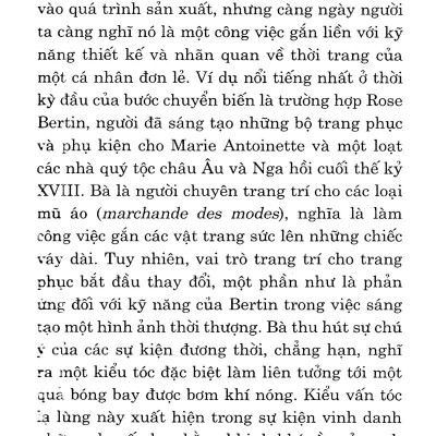 Dẫn Luận Về Thời Trang