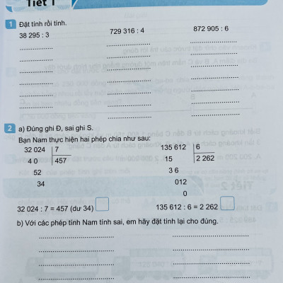 Sách - Combo 2 cuốn Vở thực hành Toán lớp 4 tập 1+2 (Kết nối tri thức với cuộc sống)