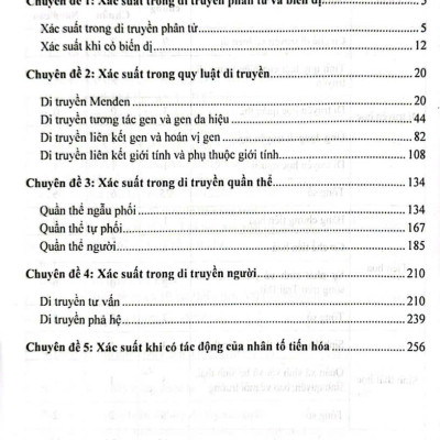 Phương Pháp Giải Toán Xác Suất Sinh Học (Tái Bản)