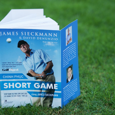 H2-Sách dạy golf tiếng việt - "Chinh phục short game cùng James Sieckmann - Giúp bạn làm chủ các cú đánh từ 120 yard trở lại"