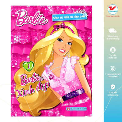 Sách Tô Màu - Barbie Xinh Đẹp - Chọn Lẻ 4 Chủ Đề - Tân Việt Books