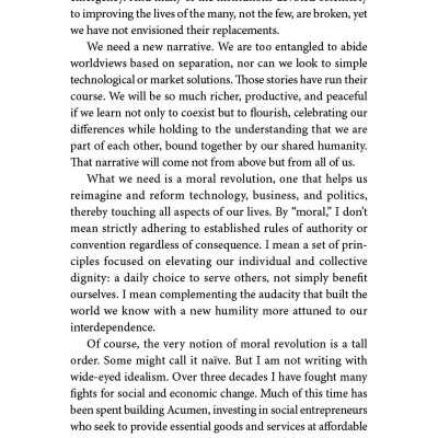 Manifesto For A Moral Revolution: Practices To Build A Better World