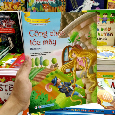 Công Chúa Tóc Mây (Truyện Dành Cho Trẻ Từ 3 Tuổi) - Truyện Song Ngữ Anh - Việt