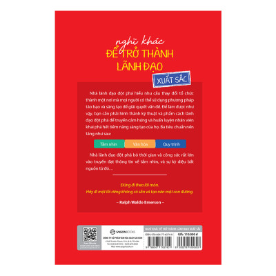 Nghĩ Khác Để Trở Thành Lãnh Đạo Xuất Sắc_SGB