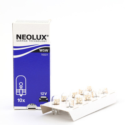 Combo 10 Bóng Đèn Chân Ghim T10 T15 T20 OSRAM NEOLUX Lắp Đèn Demi, Bóng Soi Biển Số Xe Ô Tô Xe Máy - Nhập Khẩu Chính Hãng