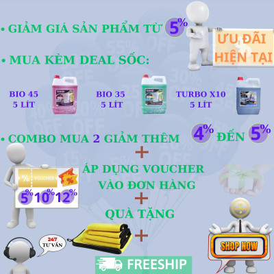 Bio 20 - 1 lít - Dung dịch rửa xe không chạm - Nước rửa xe bọt tuyết - Ekokemika
