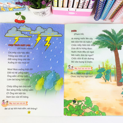Sách - Combo 6 cuốn Tuyển tập Thơ và Truyện hay cho bé - Giúp bé phát triển Ngôn ngữ và Nhận thức 0-6 tuổi - ndbooks