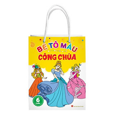 Bộ Túi Bé Tập Tô Màu Công Chúa 
