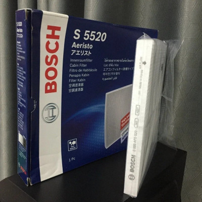 Lọc Điều Hòa Loại Tiêu Chuẩn BOSCH Ariesto S5520 Cho Xe Hyundai Santafe, Sonata, Kia Optima/K5, Sedona/Carnival..
