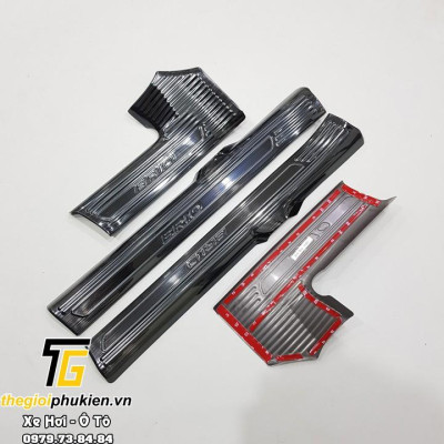Bộ Ốp bậc cửa, Nẹp bước chân Honda Brio - Mẫu Titan