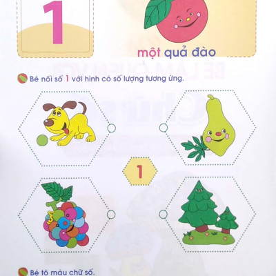 Vở Bé Làm Quen Với Chữ Số ( 4-5 Tuổi)