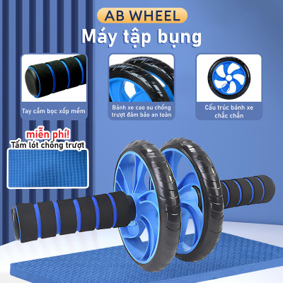 Con lăn tập cơ bụng TDR95 1 bánh - Con lăn TDR100 2 bánh Perfect AB Carver Pro