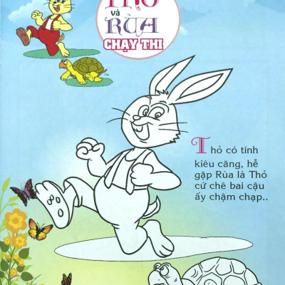 Em Đọc Ngụ Ngôn Và Tô Màu: Thỏ Và Rùa Chạy Thi