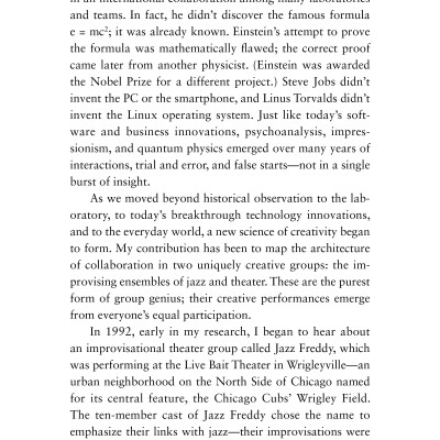 Group Genius: The Creative Power Of Collaboration