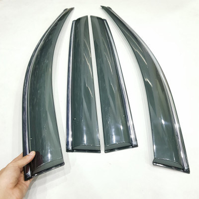 Bộ vè che mưa Fashion cho Hyundai Santafe 2015-2018 nhựa ABS cao cấp