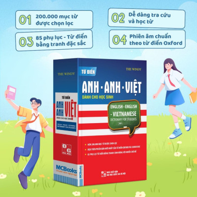 Sách - Từ điển Anh-Anh-Việt dành cho học sinh (Tái bản 2020)