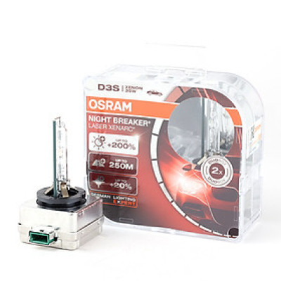 Combo 2 Bóng Đèn Xenon OSRAM Night Breaker D3S 66340XNL 12V 35W