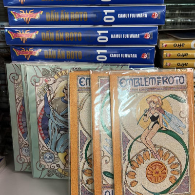 Truyện - Dragon Quest - Dấu Ấn Roto - Perfect Edition - Trọn Bộ 15 Tập Tăng kèm 3 card 3 màu - Kamui Fujiwara & Chiaki Kawamata - NXB Kim Đồng