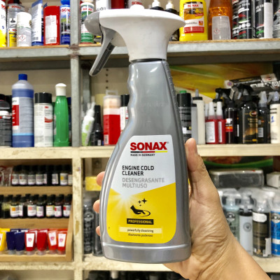 Chai xịt rửa vệ sinh động cơ máy xe Sonax Engine Cold Cleaner 500ml