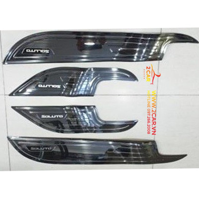 Ốp Tapli chống xước Cánh Cửa Xe Kia Soluto 2018- 2023, Hàng TiTan Cao Cấp