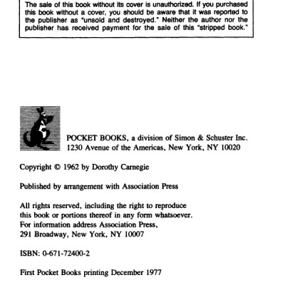 The Quick and Easy Way to Effective Speaking Mass Market Paperback 