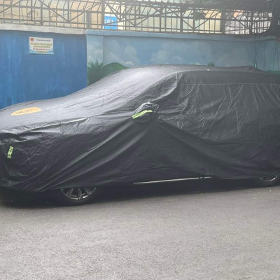 Bạt phủ ô tô Volvo CX40 chất liệu Polyester - màu đen cao cấp MACSIM màu đen - sử dụng trong nhà và ngoài trời