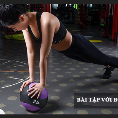Bóng Tạ Tập Gym,Tập Yoga,Tập Thể Dục 8kg Chất Liệu Cao Su Đặc Hàng Nhập Khẩu Đại Nam Sport