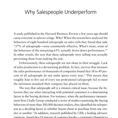 The Science Of Selling