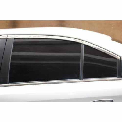 Bộ 4 Ốp nẹp viền chân kính inox xe dành cho VIOS 2014-2015-2016-2017