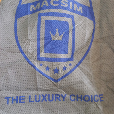 Bạt phủ ô tô chất liệu vải không dệt cao cấp thương hiệu MACSIM dành cho Audi A4 màu ghi - bạt phủ trong nhà và ngoài trời