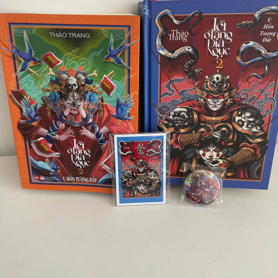 Sách - Tết Ở Làng Địa Ngục Phần 2 - U Hồn Tượng Đất - Saola Books - Thảo Trang - Combo bìa cứng và mềm - Quà bìa cứng + quà bìa mềm + 1 ảnh nam châm bìa sách (ramdom 1 trong 2 hình của bìa cứng hoặc mềm)