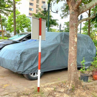 Bạt phủ ô tô chất liệu vải không dệt 3 lớp cao cấp thương hiệu MACSIM cho xe ô tô BMW 3 Series - màu ghi