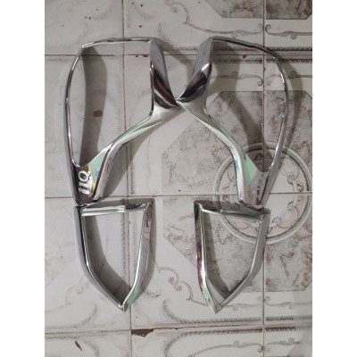 Ốp Viền Đèn Pha, Hậu Mạ Crom Dành Cho Xe Ô Tô Grand I10 Sedan