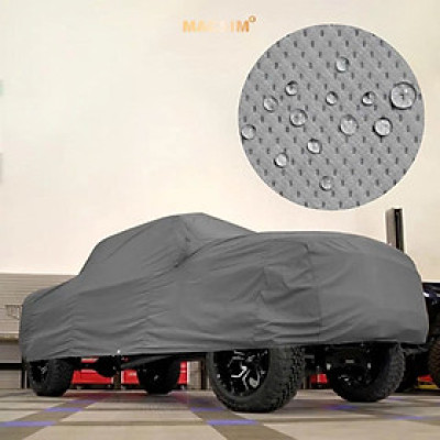 Bạt phủ ô tô chất liệu vải không dệt 3 lớp cao cấp thương hiệu MACSIM cho xe ô tô Jeep Gladiator - màu ghi