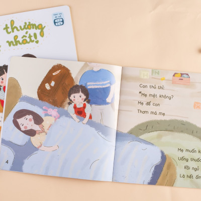 Sách thơ cho bé - Bộ 03 cuốn Gia Đình Bé Bỏng - Sách thơ cho bé tập nói, tập đọc gắn kết yêu thương với bố mẹ, ông bà - Lionbooks