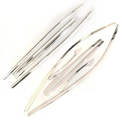 Bộ nẹp viền cong kính, chân kính xe Mazda CX5, CX-5 2018- 2019- 2020- 2021- 2022 chất liệu inox