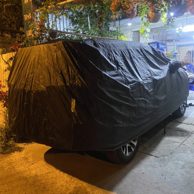 Bạt phủ ô tô Ford Everest chất liệu Polyester - màu đen cao cấp MACSIM màu đen