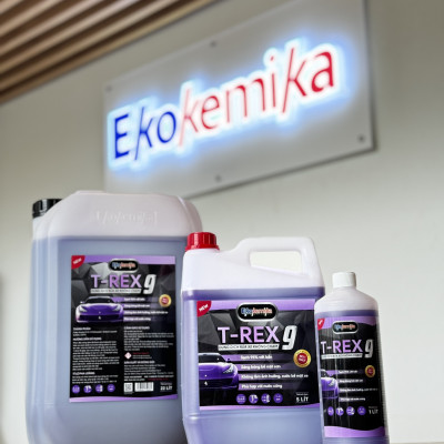 DUNG DỊCH RỬA XE MÁY Ô TÔ KHÔNG CHẠM EKOKEMIKA TREX-9 -5L